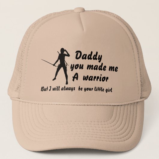 Papa's Girl Trucker Hat Pet (Voorkant)