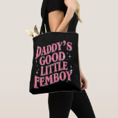 Papa's Goede Kleine Femboy LGBT Gay Pride Femoby Draagtas (Dichtbij)