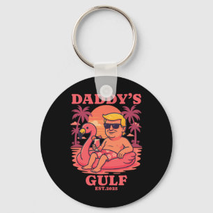 Papa's Golf 2025 Grappige Papa Trump Papa's Retro Sleutelhanger