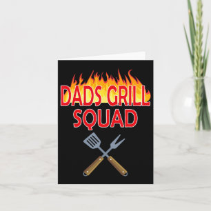 Papa's Grill Squad Grappig Bbq Vaderdag Kaart