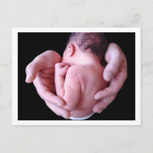 Papa's Hands Briefkaart (Voorkant)