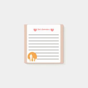 Papa's Herinneringen Gepersonaliseerde Vaderdag Post-it® Notes