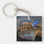 Papa's Hershine Trawler Boating Acryl Sleutelhange Sleutelhanger (voorkant)