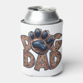 Papa's hond Verjaardag Golf Gift Blikjeskoeler (Blikje Voorkant)