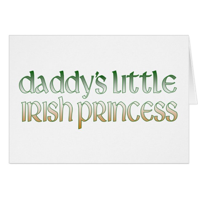 Papa's Ierse prinses (Voorkant Horizontaal)