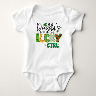 Papa's klein meisje T-shirt, Iers meisje peuter Ki Romper