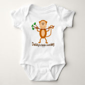 Papa's kleine aap-baby en t-shirts (Voorkant)
