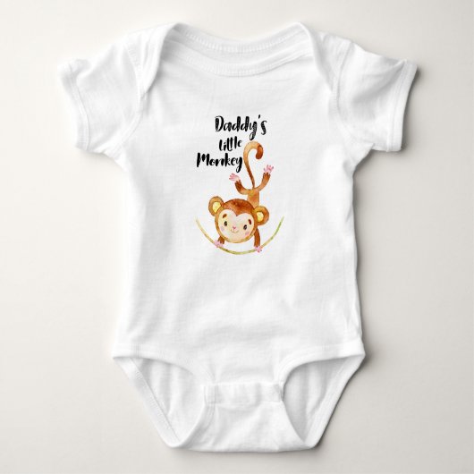 Papa's kleine aap baby kleding, thuiskomen romper (Voorkant)