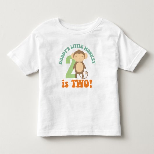 Papa's kleine aap kinder shirts (Voorkant)