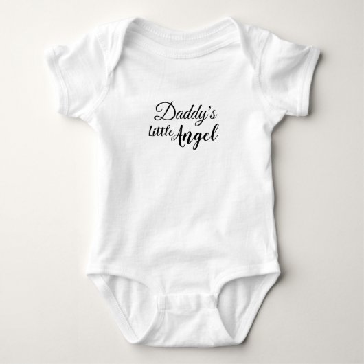 Papa's kleine Angel-baby-kostuum Romper (Voorkant)