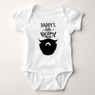 Papa's kleine baard Puller Romper