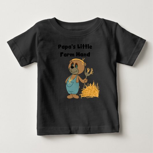 Papa's Kleine Boerderij Hand Tshirts en Geschenken (Voorkant)