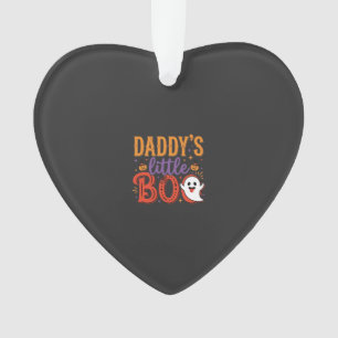 Papa's kleine Boo Halloween-spookontwerp Ornament