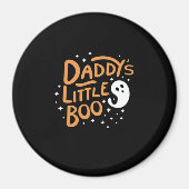 Papa's Kleine Boo, Prettig Halloween Magneet (Voorkant)
