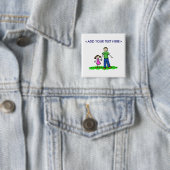 Papa's kleine Button (Brunette) (In situ)