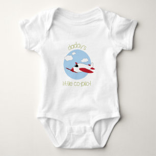 Papa's kleine co-piloot romper