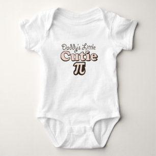 Papa's kleine Cutie Pi Baby Creeper Romper