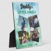 Papa's kleine engelen | Fotocadeau Fotoplaat (Zijkant)