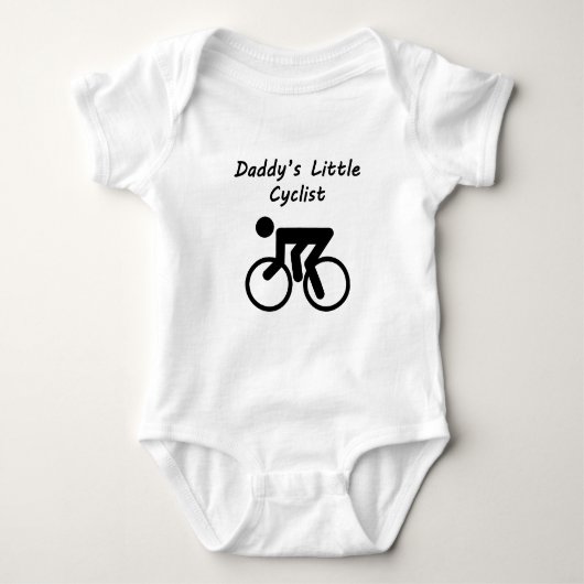 Papa's kleine fietser romper (Voorkant)