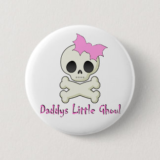Papa's kleine Ghoul Chiller Font Ronde Button 5,7 Cm