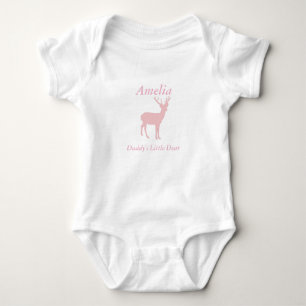 Papa's kleine lieve babymeisje Deer Outfit Romper