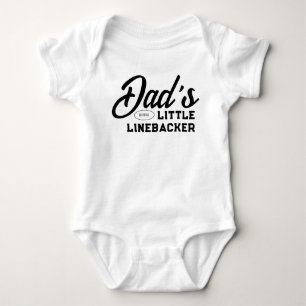 Papa's kleine linebacker Amerikaanse Football Boy Romper