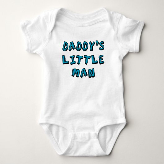 Papa's kleine Man baby Romper (Voorkant)