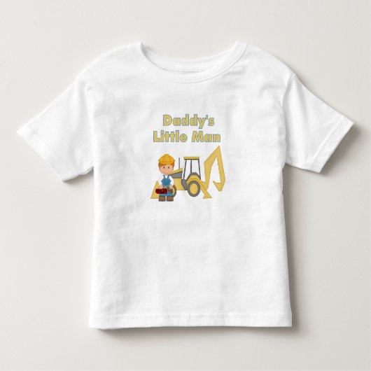 Papa's kleine Man Kinder Shirts (Voorkant)