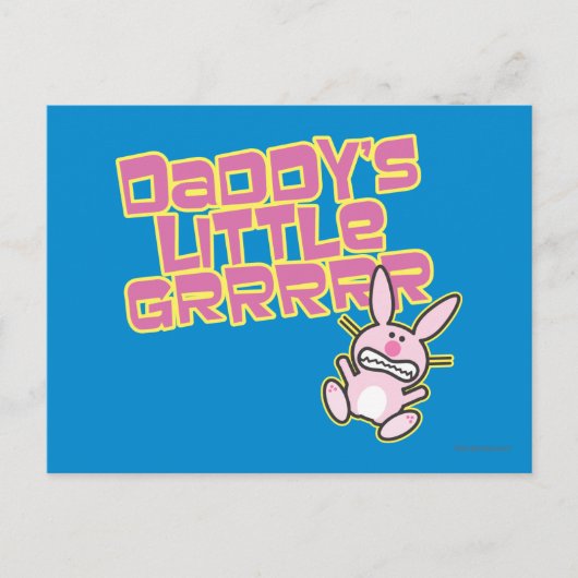 Papa's kleine meisje briefkaart (Voorkant)