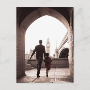 Papa's Kleine Meisje - Londen - Big Ben Briefkaart