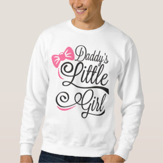 Papa's Kleine Meisje Roze Strik Lettertype Trui