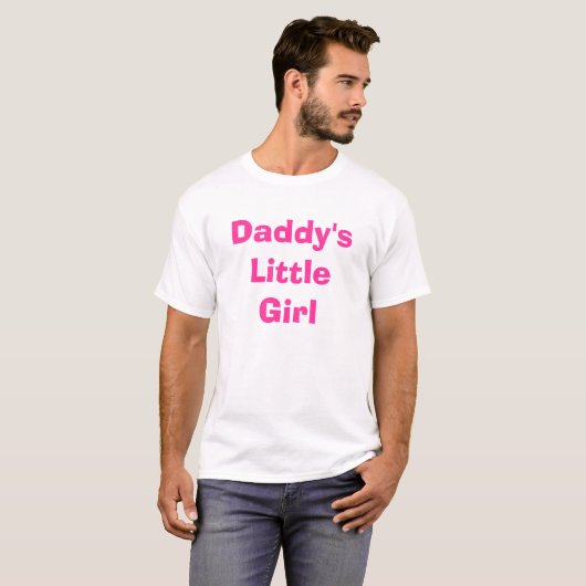 Papa's kleine meisje t-shirt (Voorkant volledig)