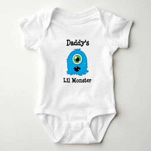 Papa's kleine monster jumpsuit romper (Voorkant)