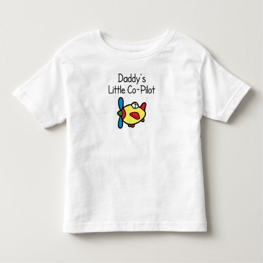 Papa's kleine piloot kinder shirts (Voorkant)