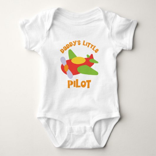 Papa's kleine pilotenvliegtuig romper (Voorkant)