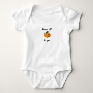 Papa's kleine pompoen Halloween baby Romper