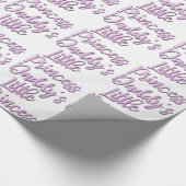 Papa's kleine prinses cadeaupapier (Hoek)