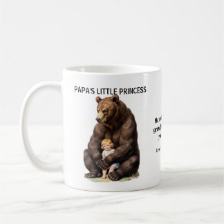 Papa's Kleine Prinses Folk Art Beer Vaderdag Mok