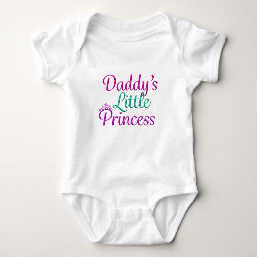 Papa's kleine prinses romper (Voorkant)