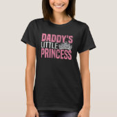 Papa's kleine prinses vader houdt van dochter Pull T-shirt (Voorkant)