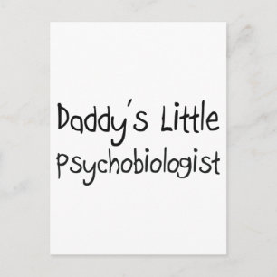 Papa's kleine psycholoog briefkaart