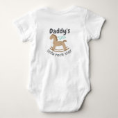 Papa's Kleine Rockster Romper (Achterkant)