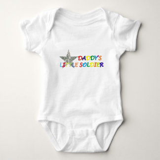 Papa's kleine soldaat baby romper