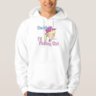Papa's kleine Vissen meisje Hoodie