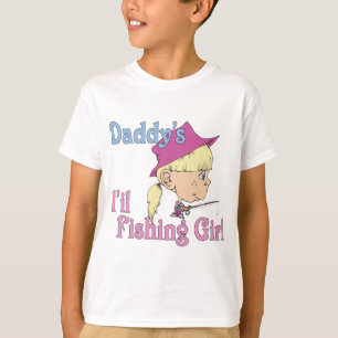 Papa's kleine Vissen meisje T-shirt