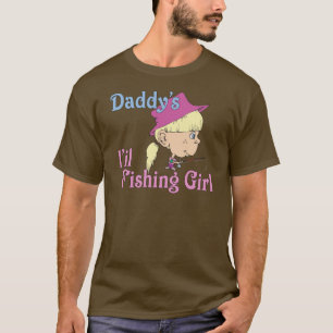 Papa's kleine Vissen meisje T-shirt