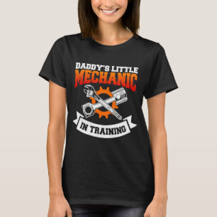 Papa's kleine werktuig in de opleiding van autotec t-shirt