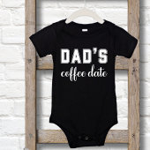 Papa's koffie date, grappig romper