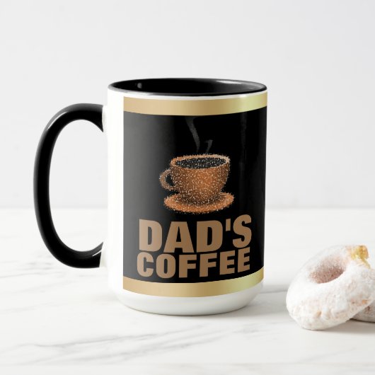 Papa's koffie mok (Met donut)