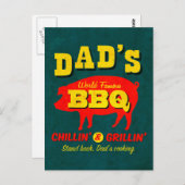 Papa's koken briefkaart (Voorkant / Achterkant)